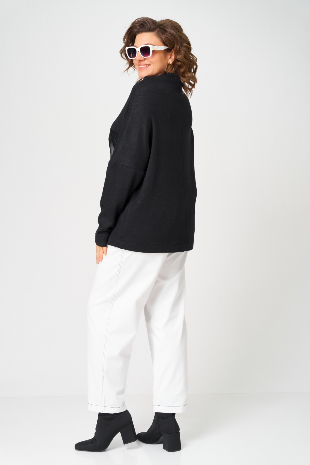 Джемпер BLISS 0857 черный - фото 4