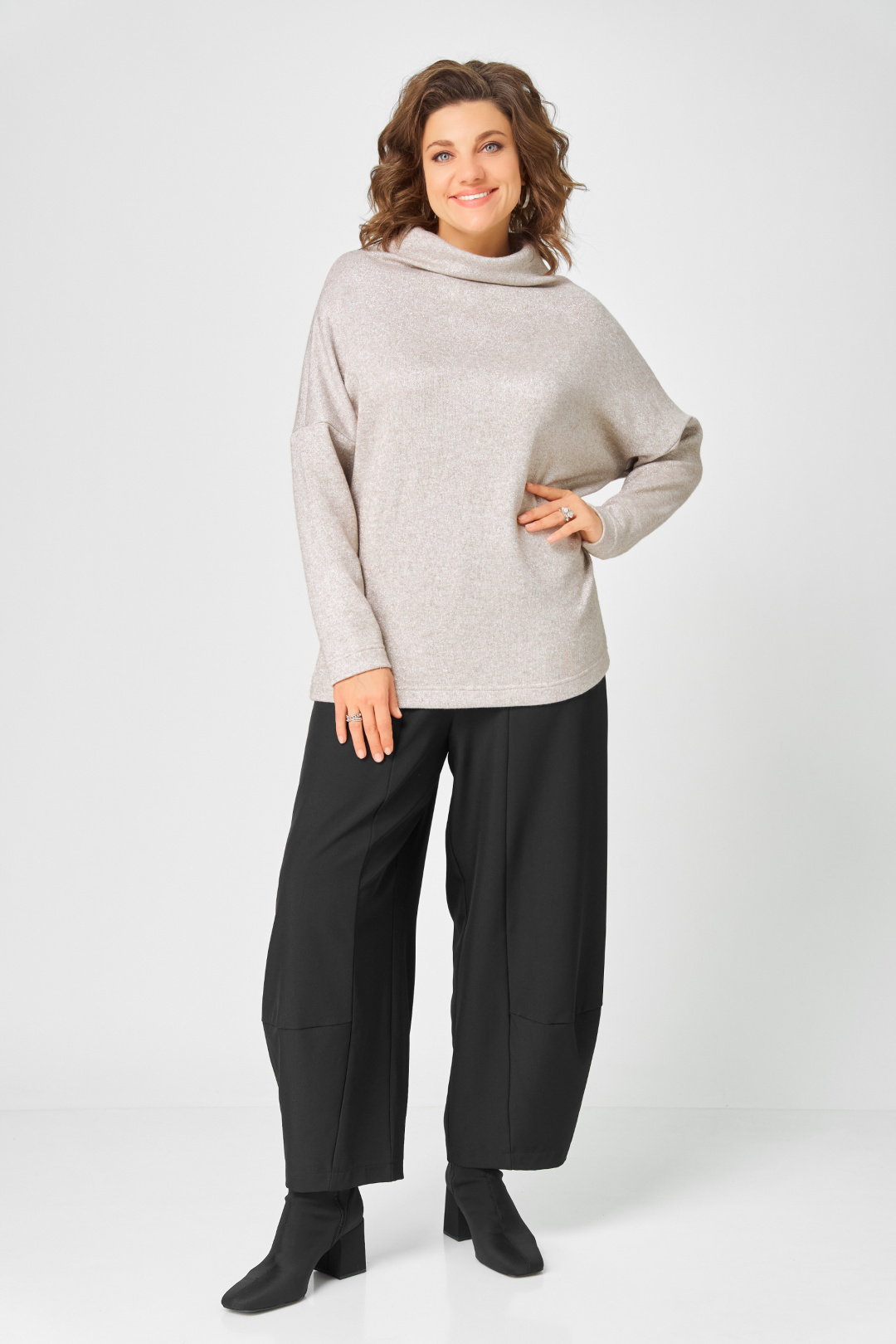 Джемпер BLISS 0858 бежевый - фото 2