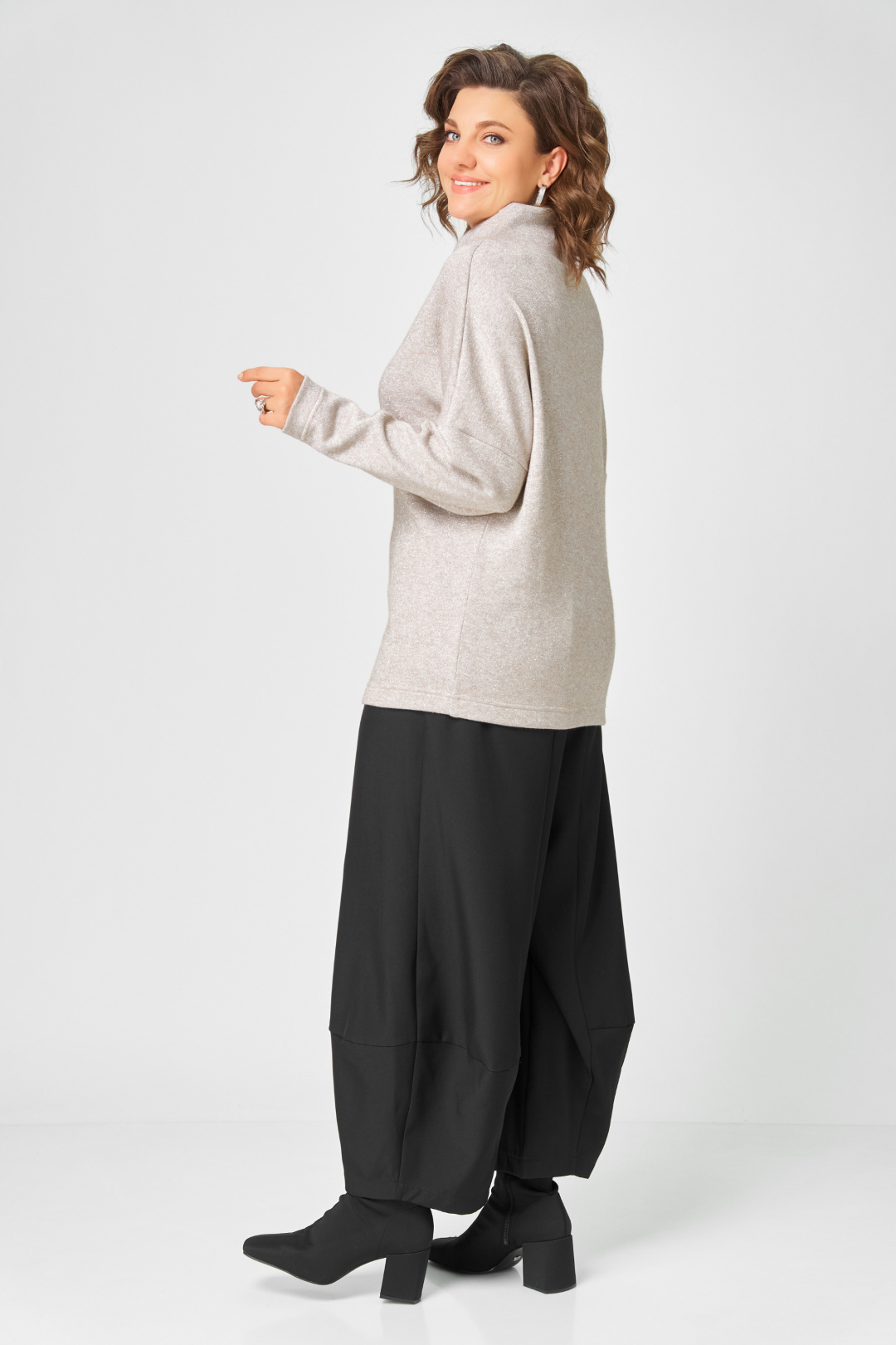 Джемпер BLISS 0858 бежевый - фото 3