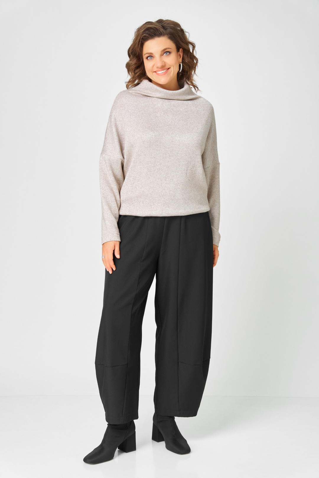 Джемпер BLISS 0858 бежевый - фото 6