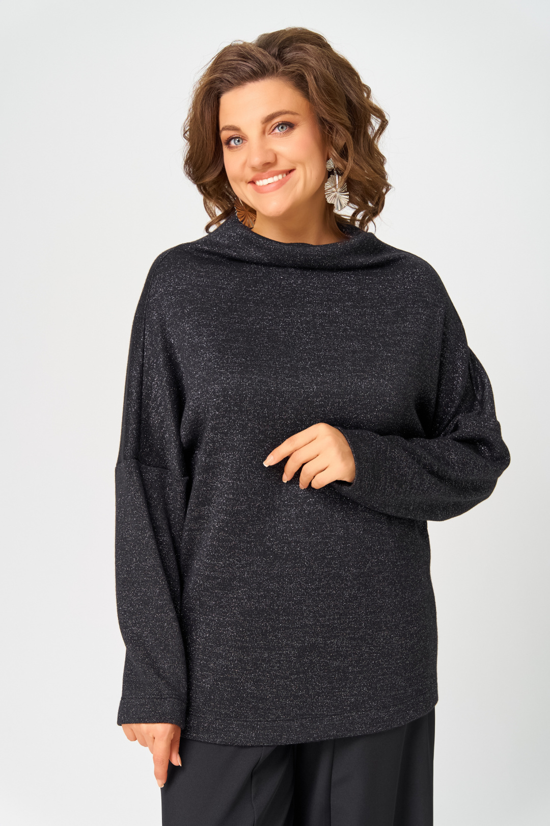 Джемпер BLISS 0858 черный - фото 4