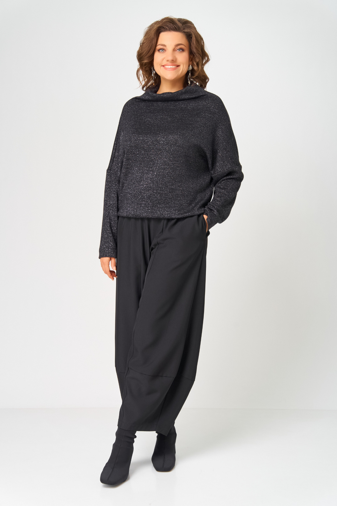 Джемпер BLISS 0858 черный - фото 5