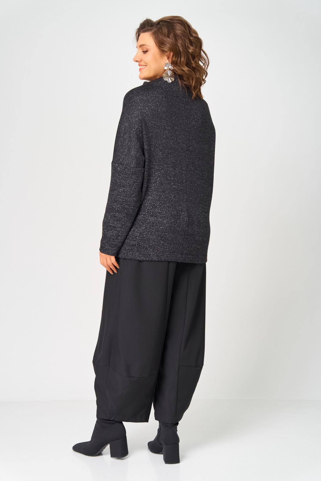 Джемпер BLISS 0858 черный - фото 6