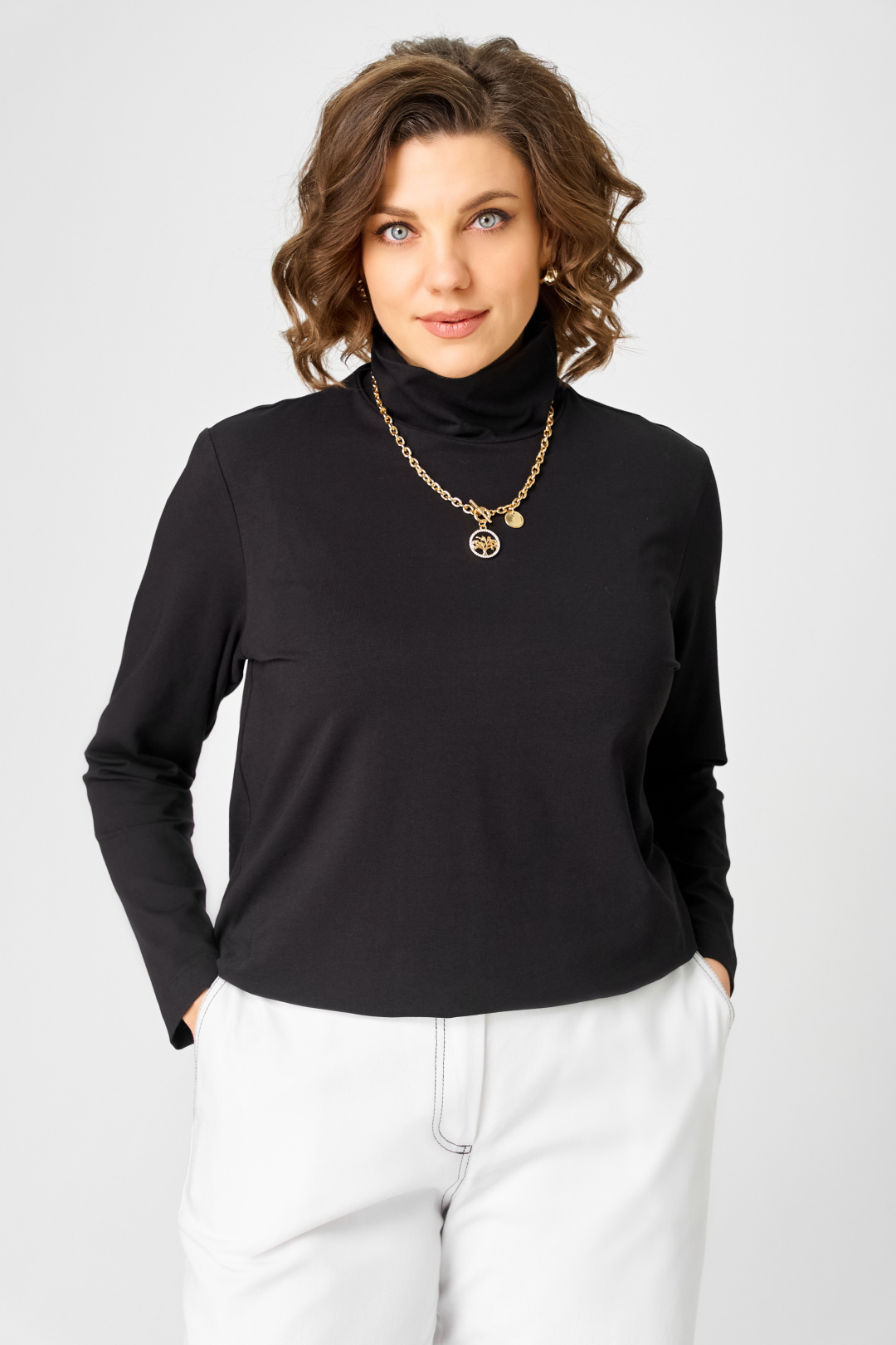 Джемпер BLISS 09044 черный - фото 1