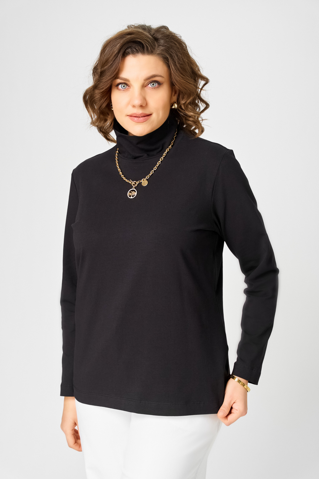 Джемпер BLISS 09044 черный - фото 4