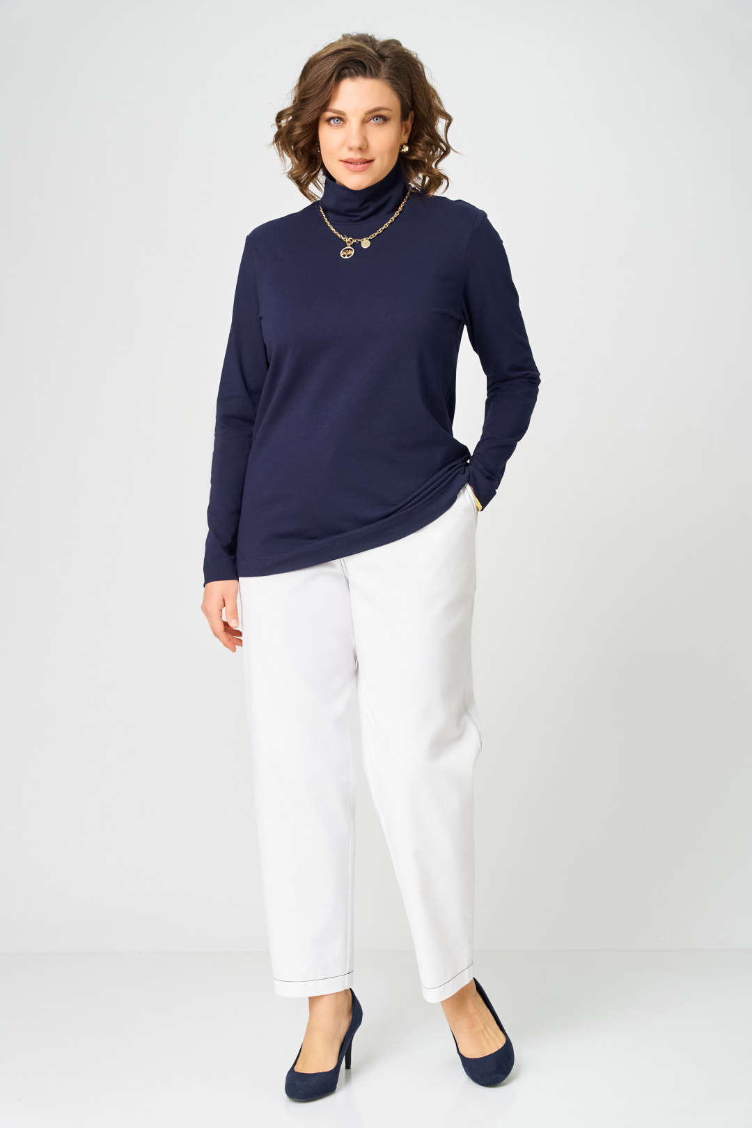 Джемпер BLISS 09044 синий - фото 4