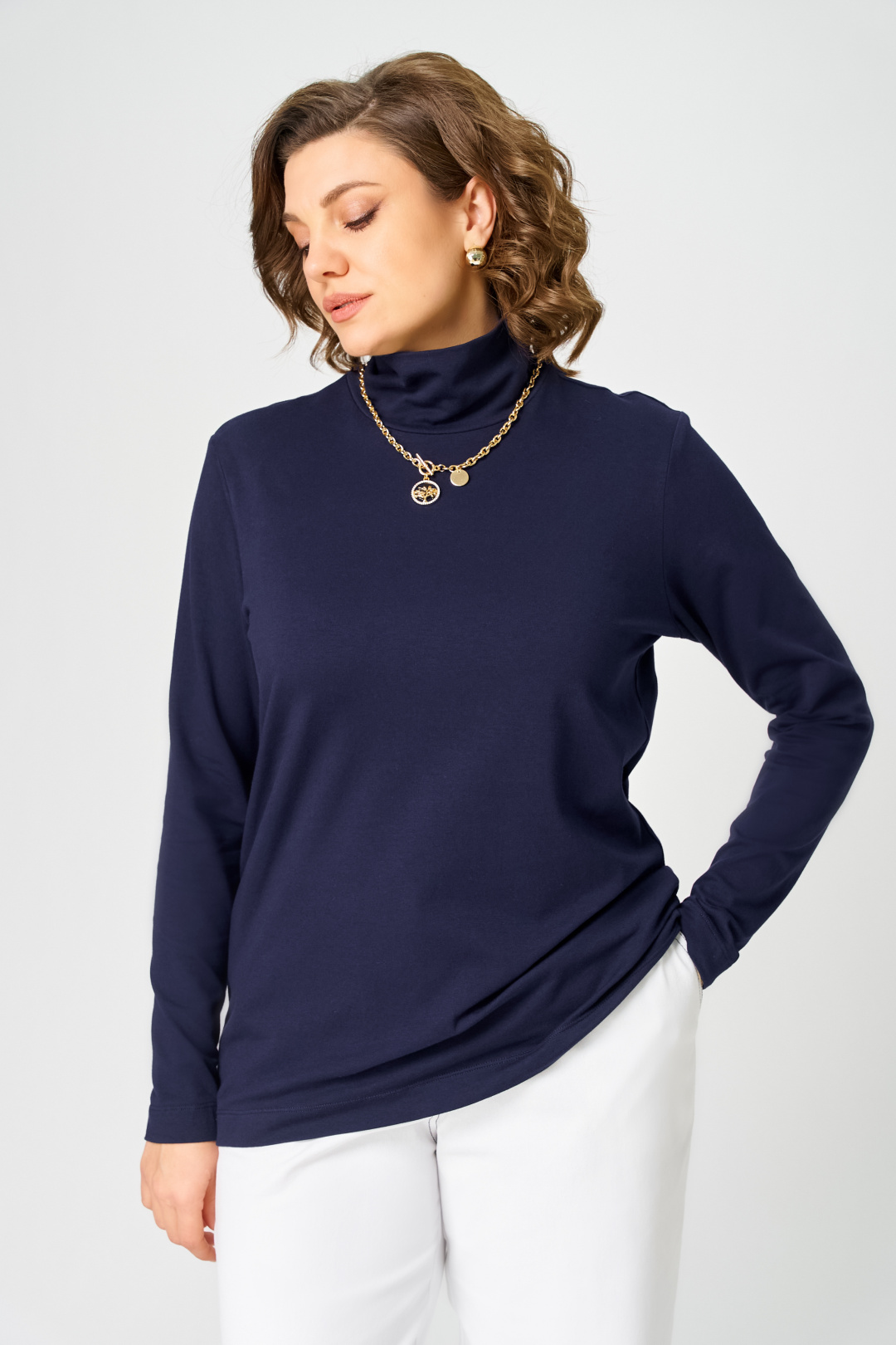 Джемпер BLISS 09044 синий - фото 5