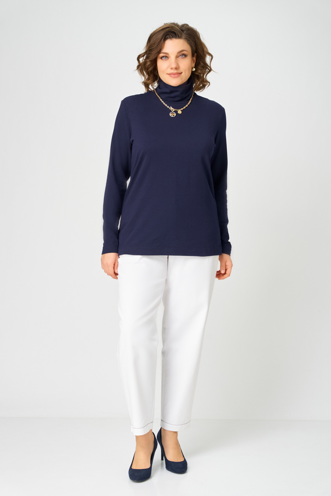 Джемпер BLISS 09044 синий - фото 6