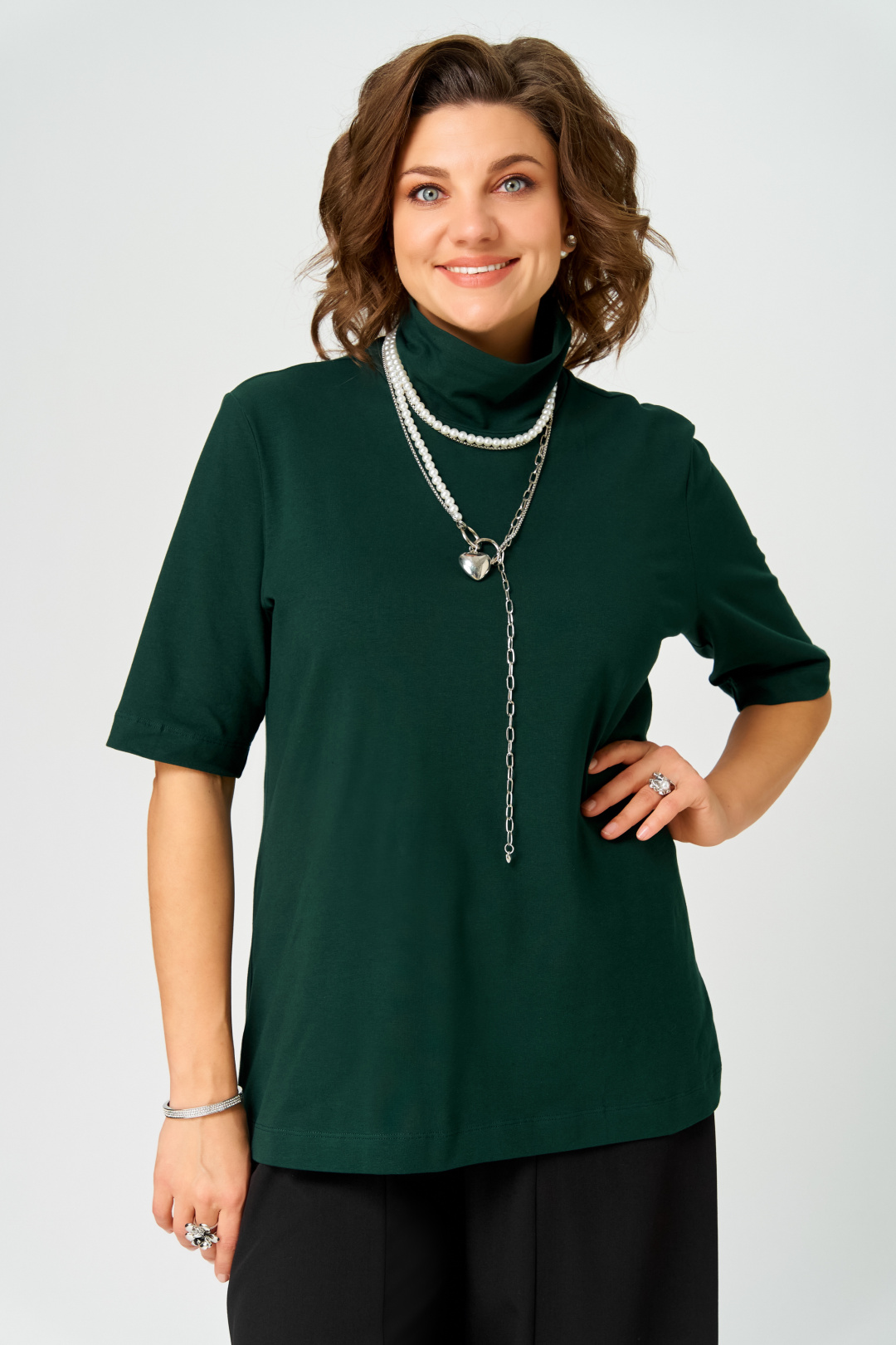 Джемпер BLISS 09062 нефть - фото 1