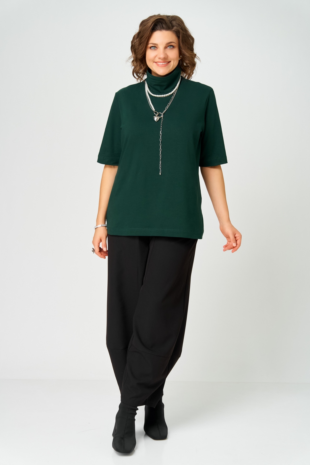 Джемпер BLISS 09062 нефть - фото 3