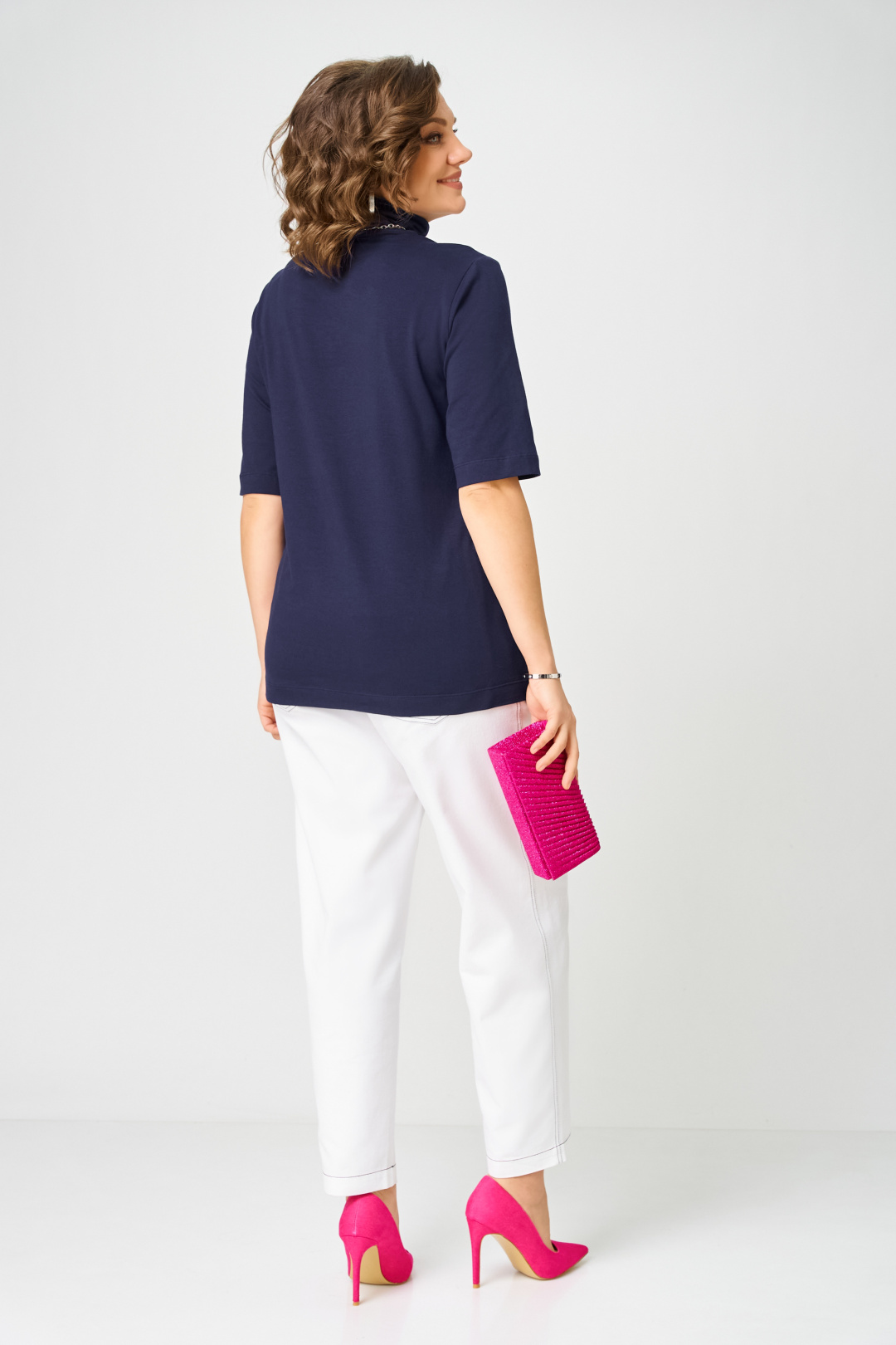 Джемпер BLISS 09062 синий - фото 3