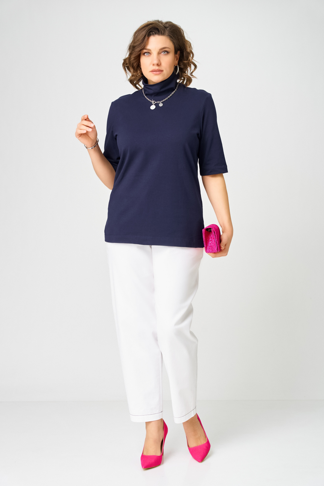 Джемпер BLISS 09062 синий - фото 4