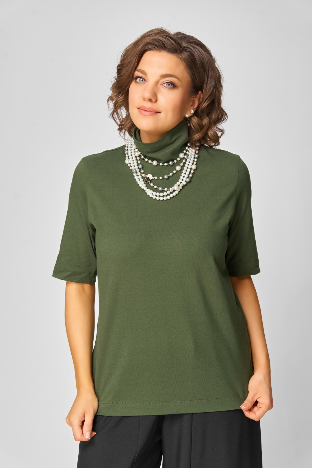 Джемпер BLISS 09062 хаки - фото 1