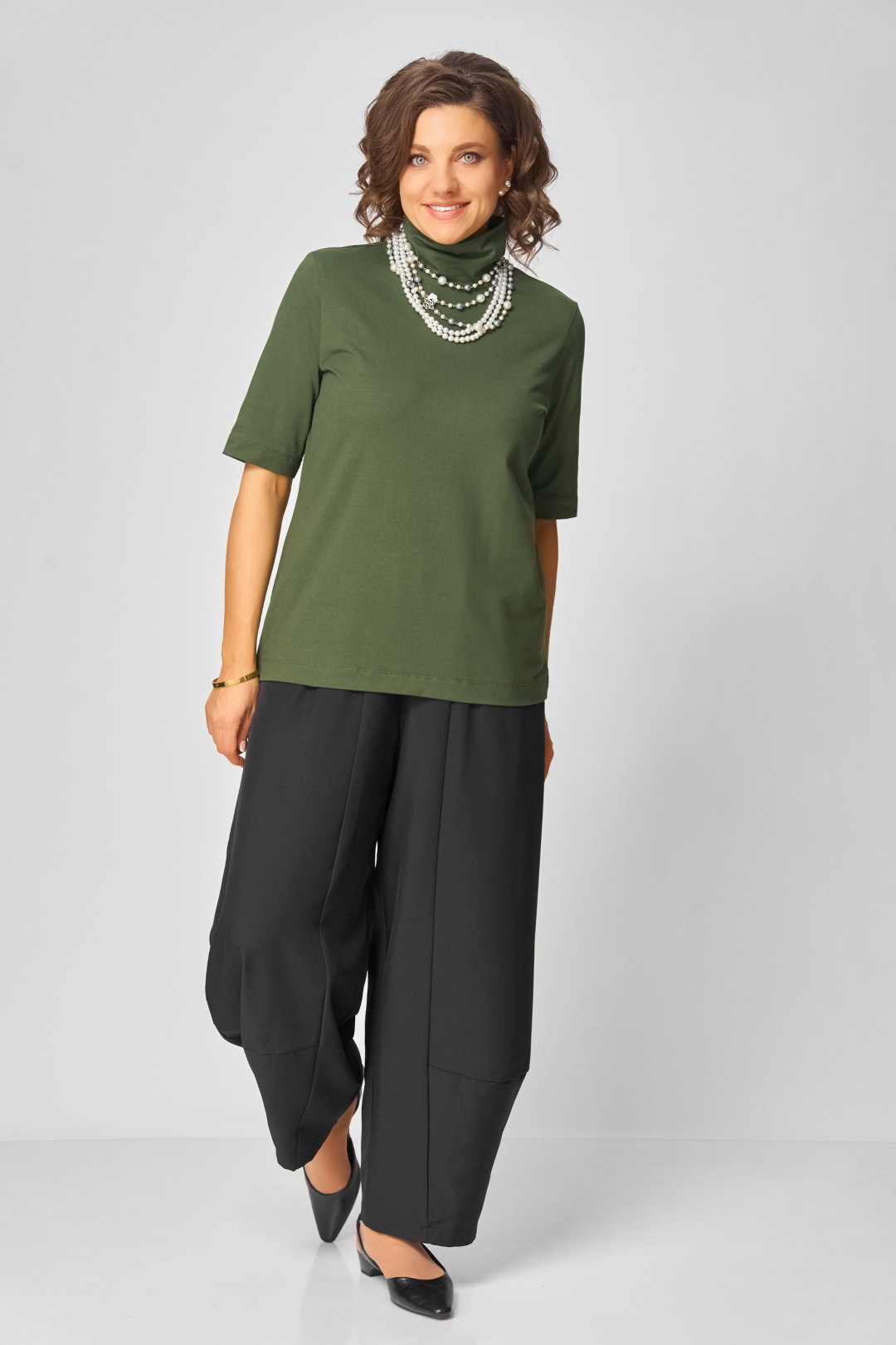 Джемпер BLISS 09062 хаки - фото 2