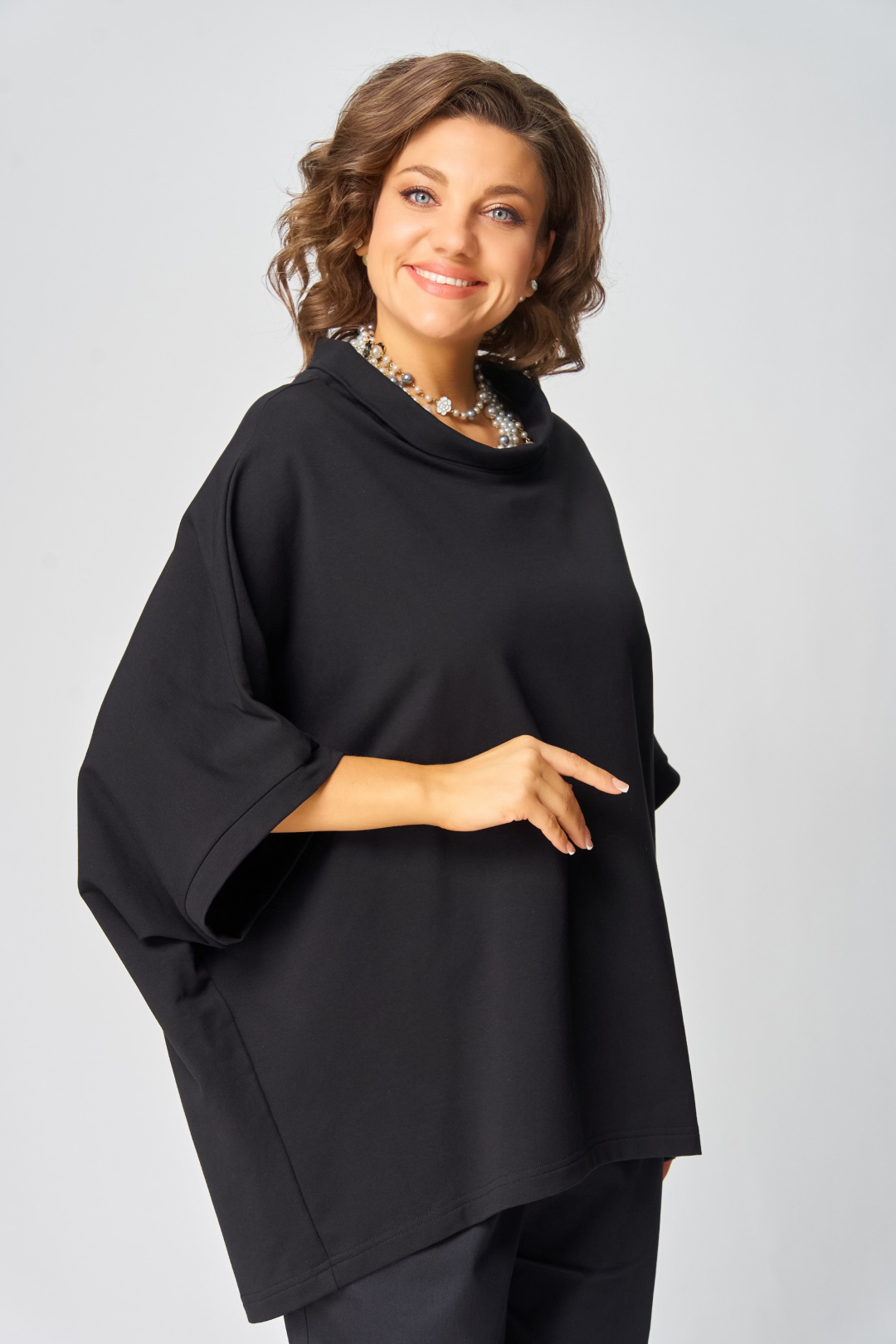 Джемпер BLISS 3100 черный - фото 4