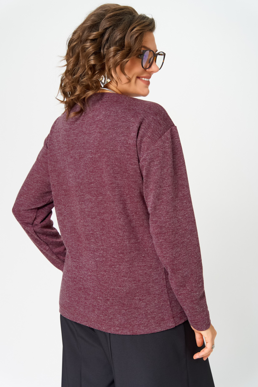 Джемпер BLISS 4234 бордовый - фото 2