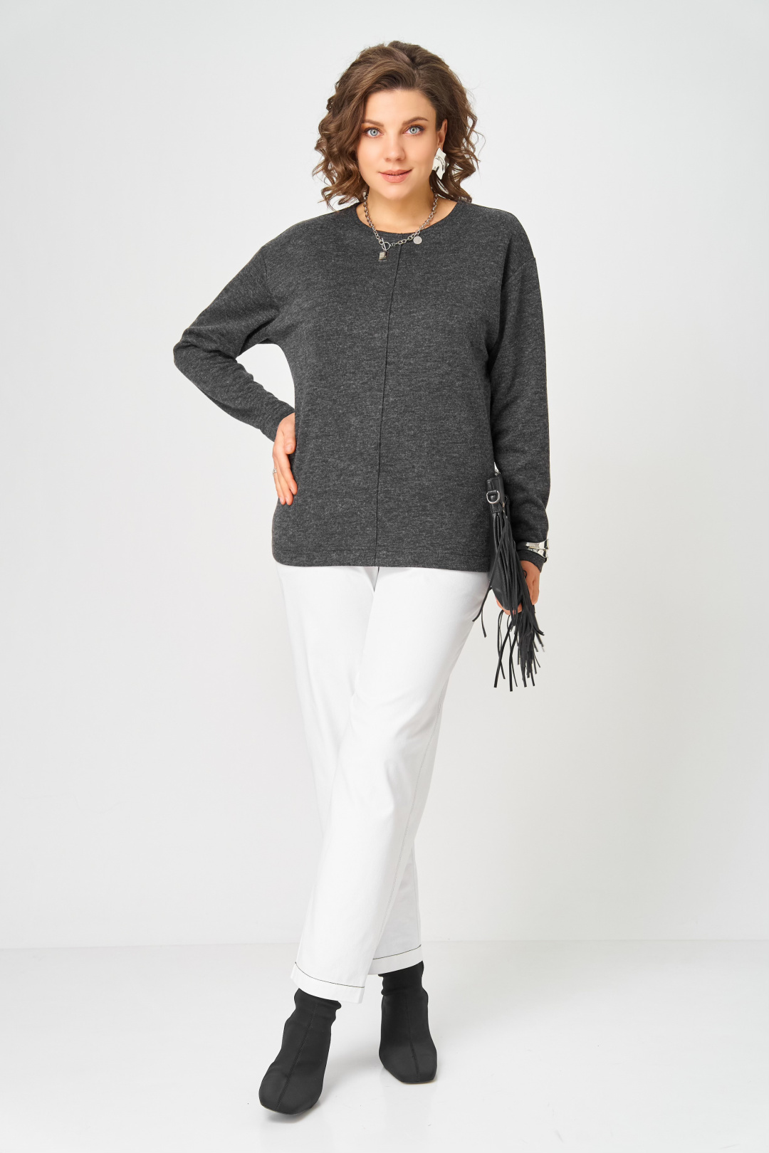 Джемпер BLISS 4234 черный - фото 3