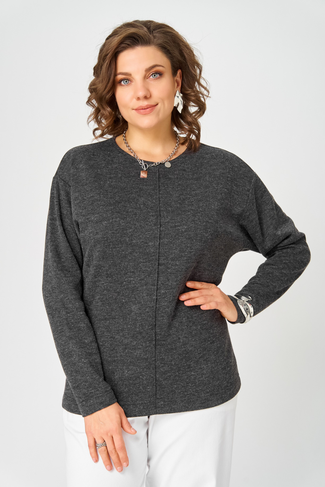 Джемпер BLISS 4234 черный - фото 4