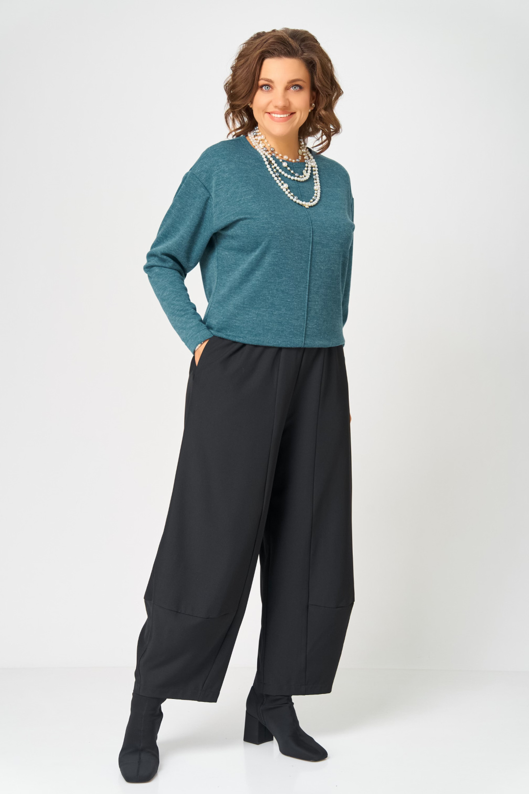 Джемпер BLISS 4234 изумрудный - фото 2