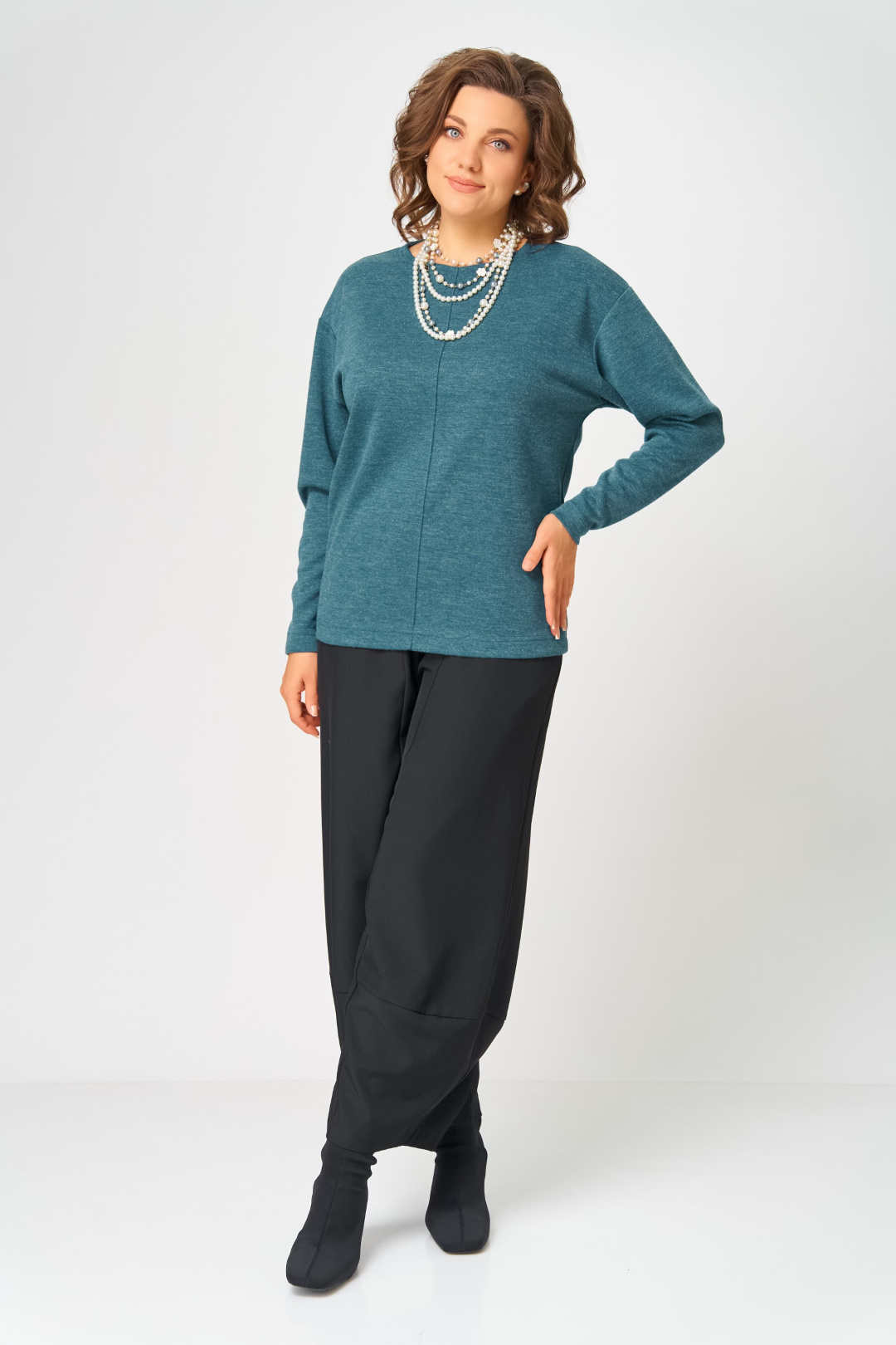 Джемпер BLISS 4234 изумрудный - фото 5