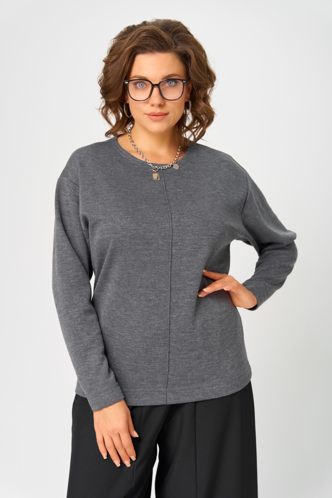 Джемпер BLISS 4234 серый - фото 2