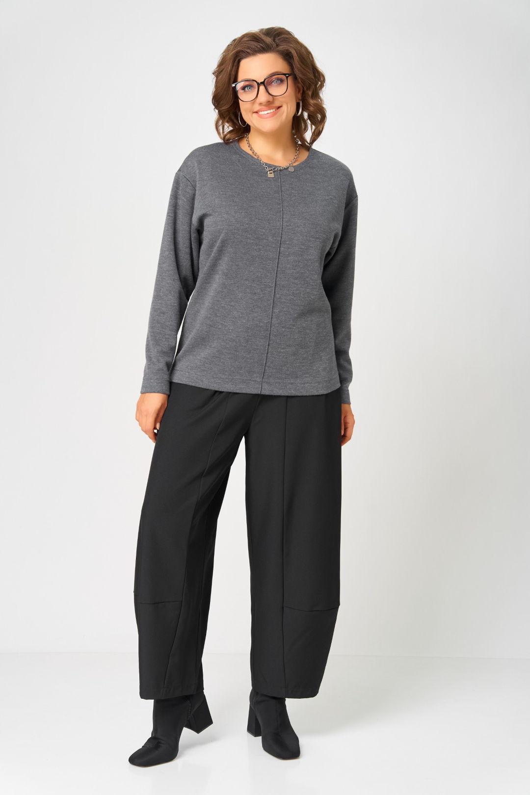 Джемпер BLISS 4234 серый - фото 4