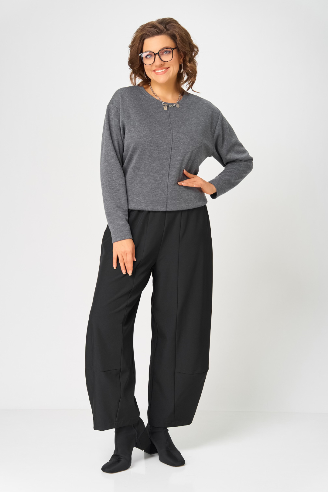 Джемпер BLISS 4234 серый - фото 5