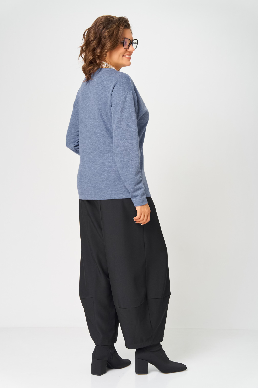 Джемпер BLISS 4234 стальной синий - фото 2