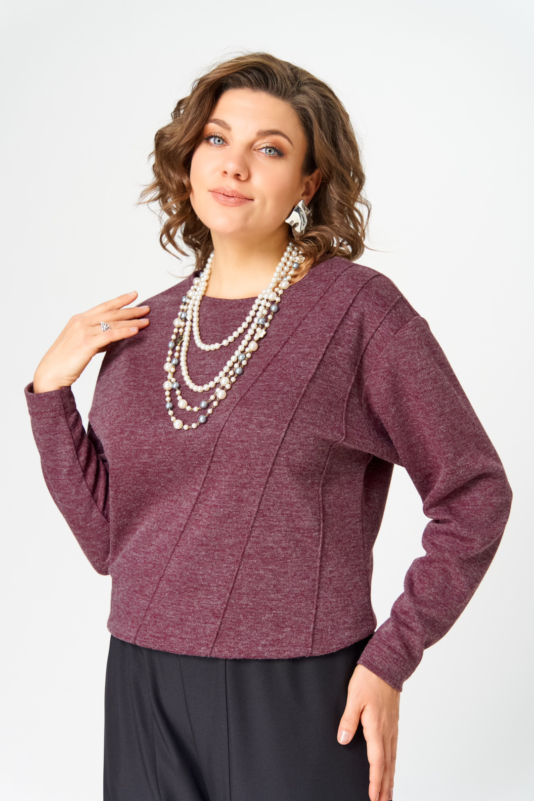 Джемпер BLISS 4235 бордовый