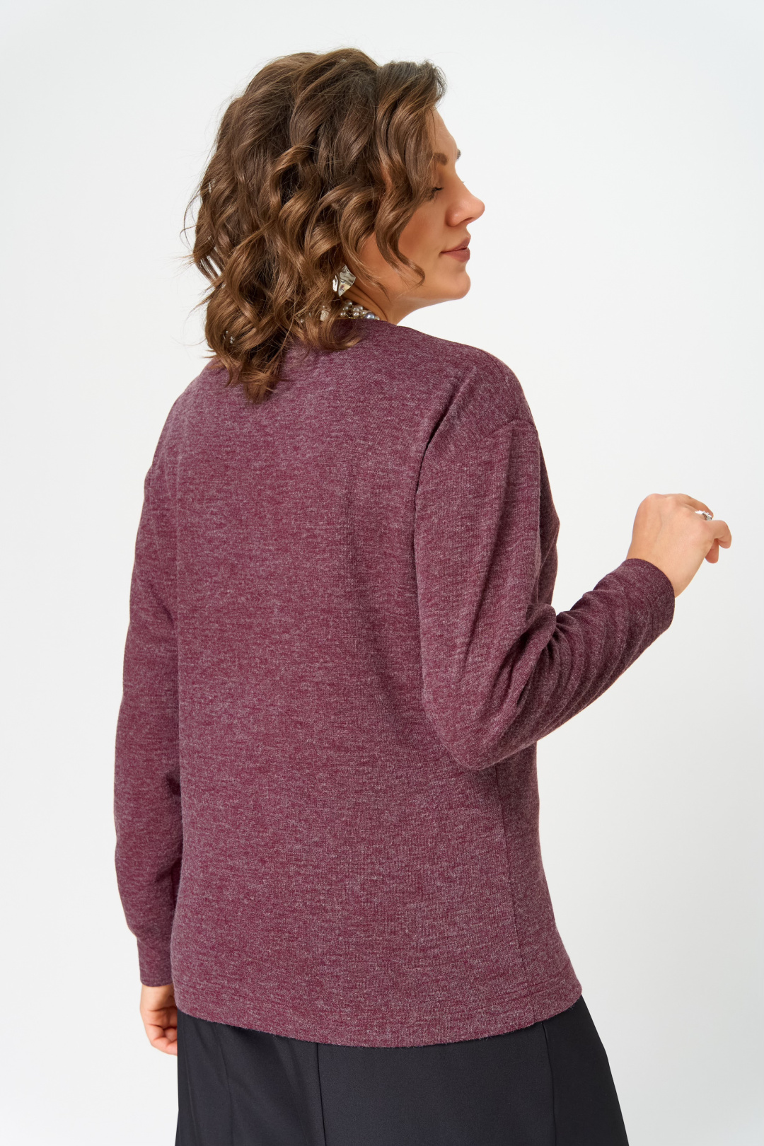 Джемпер BLISS 4235 бордовый - фото 5