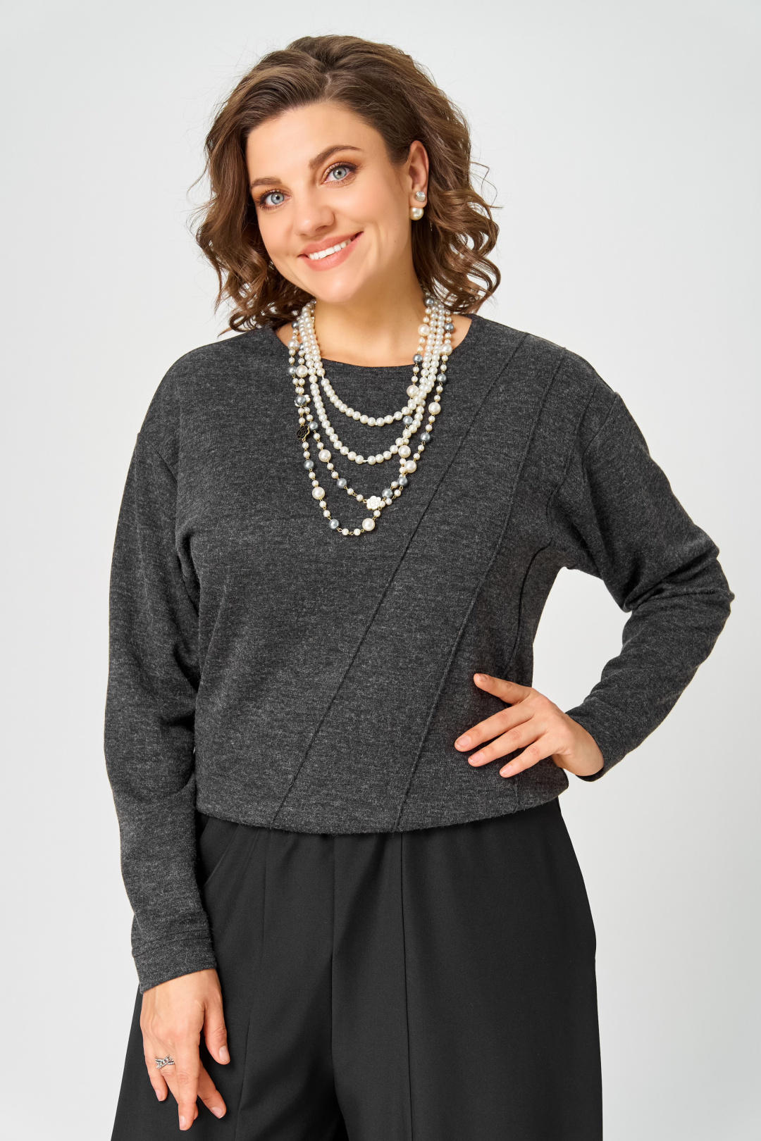 Джемпер BLISS 4235 черный - фото 1