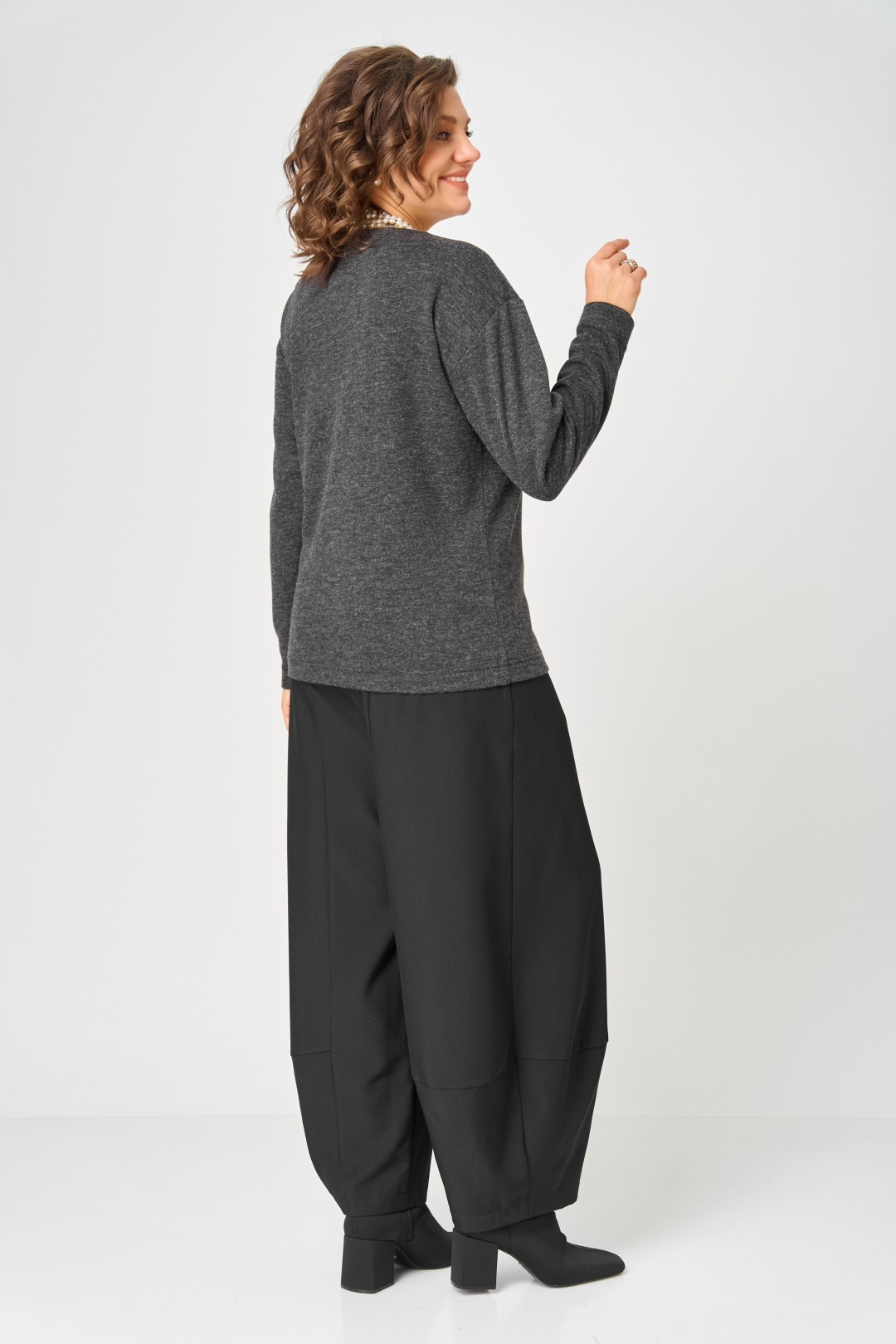 Джемпер BLISS 4235 черный - фото 3