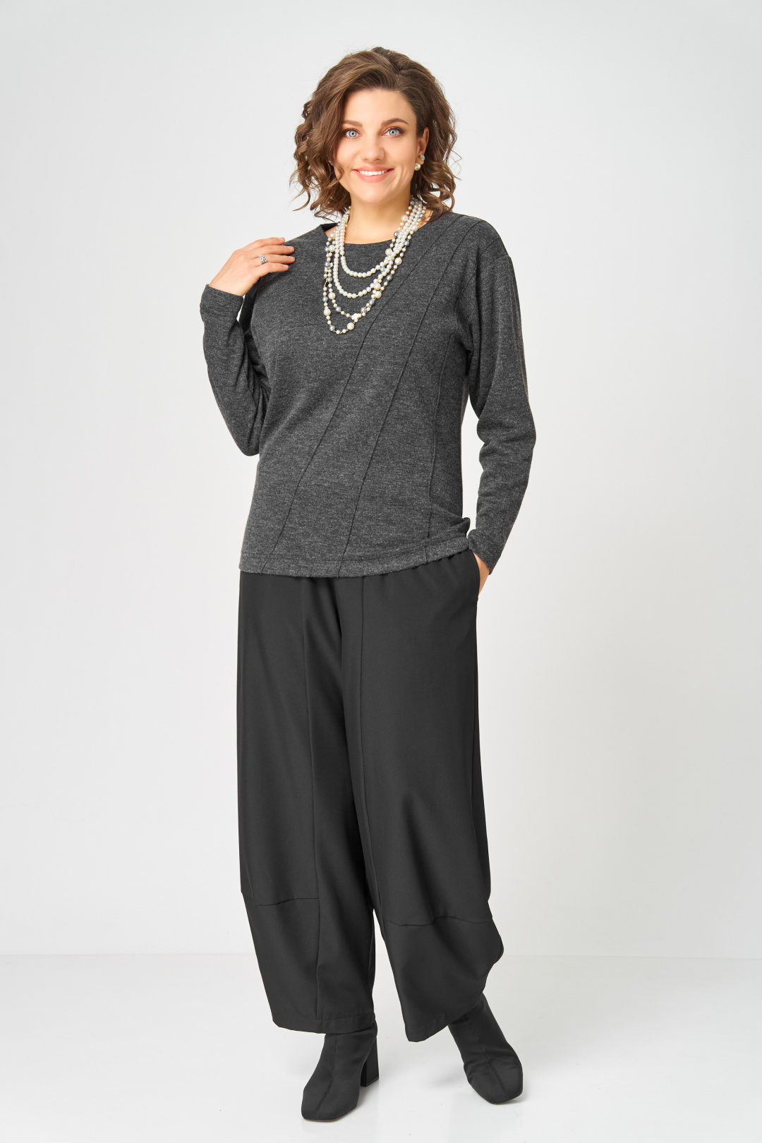 Джемпер BLISS 4235 черный - фото 5