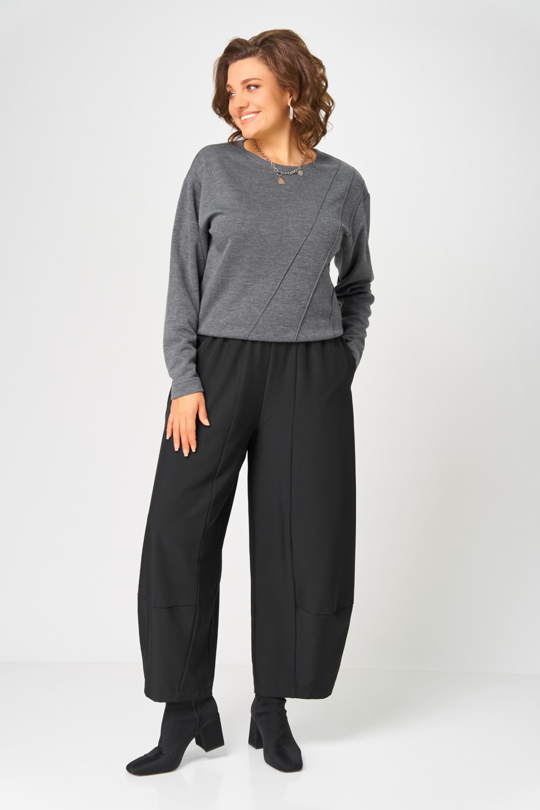 Джемпер BLISS 4235 серый - фото 2