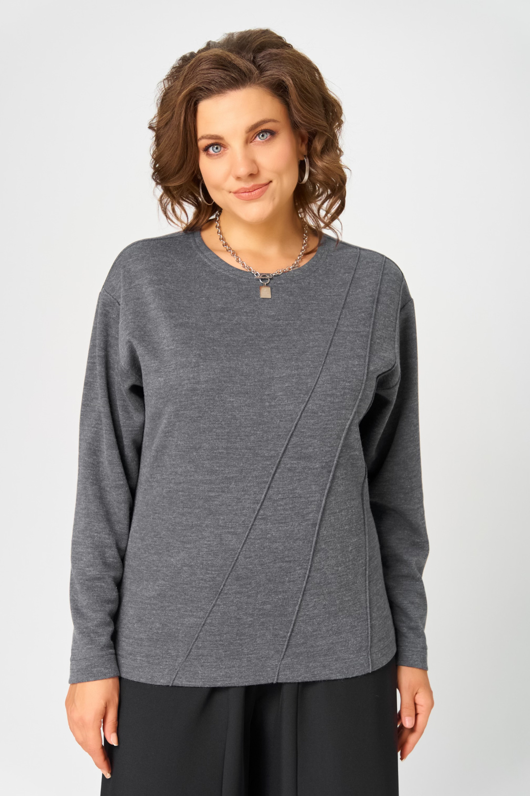 Джемпер BLISS 4235 серый - фото 3