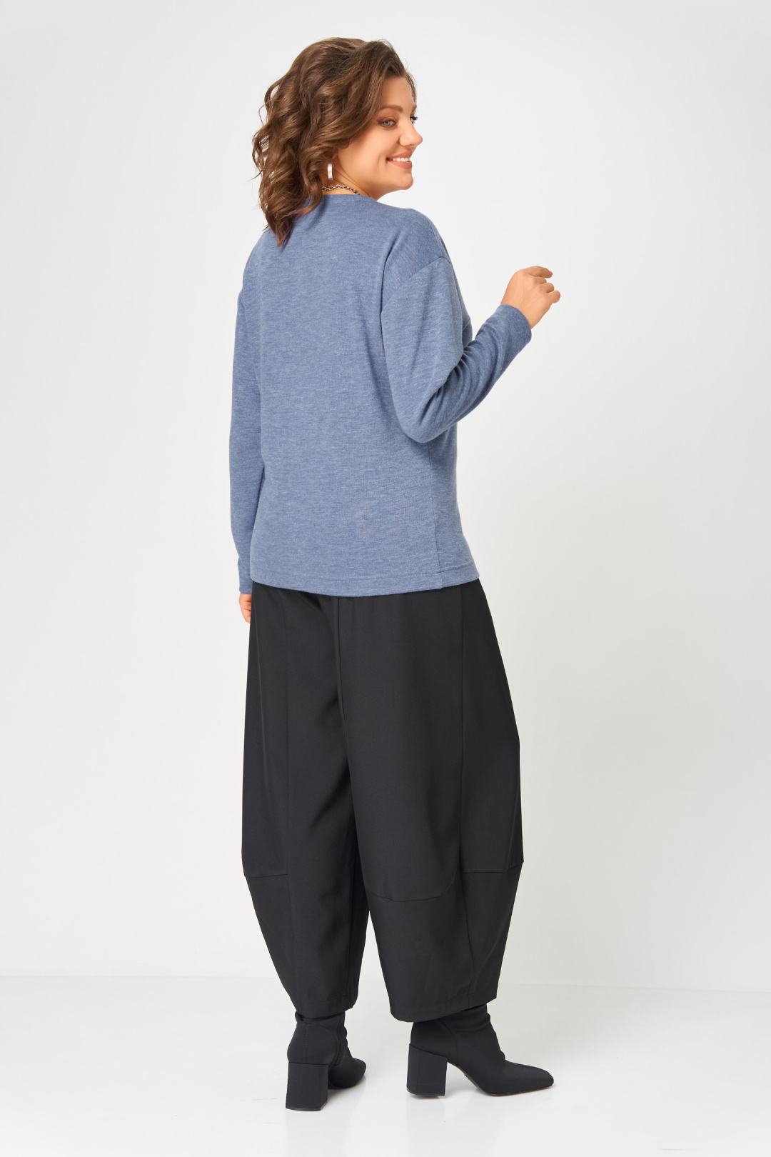 Джемпер BLISS 4235 стальной синий - фото 6