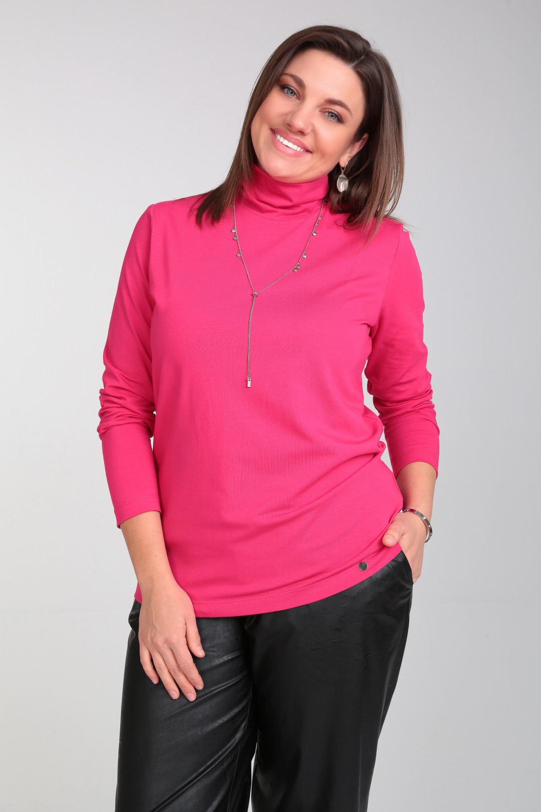 Джемпер ELLE BLISS 8044 фуксия - фото 4