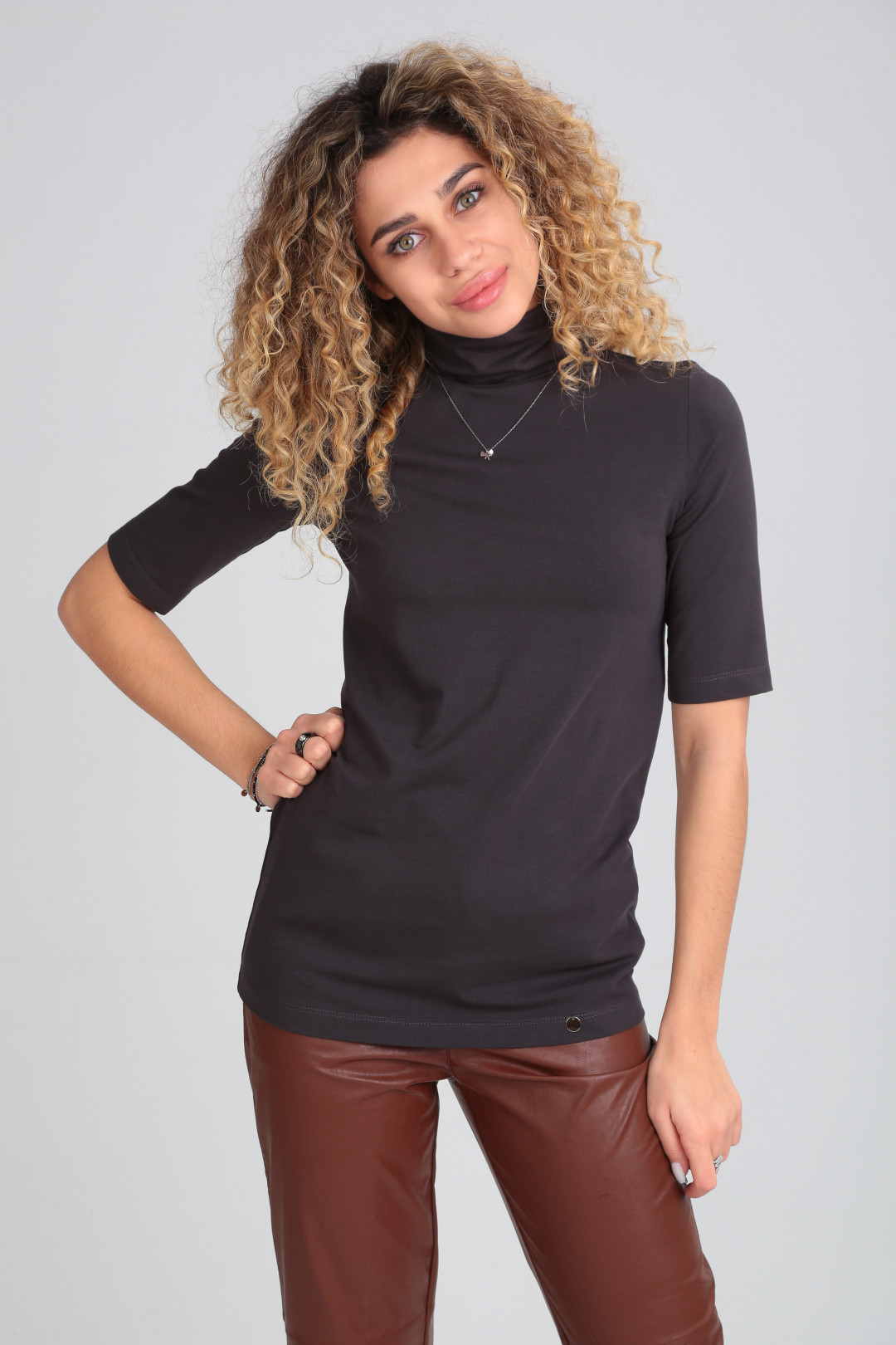 Джемпер MIA BLISS 8062 антрацит - фото 4