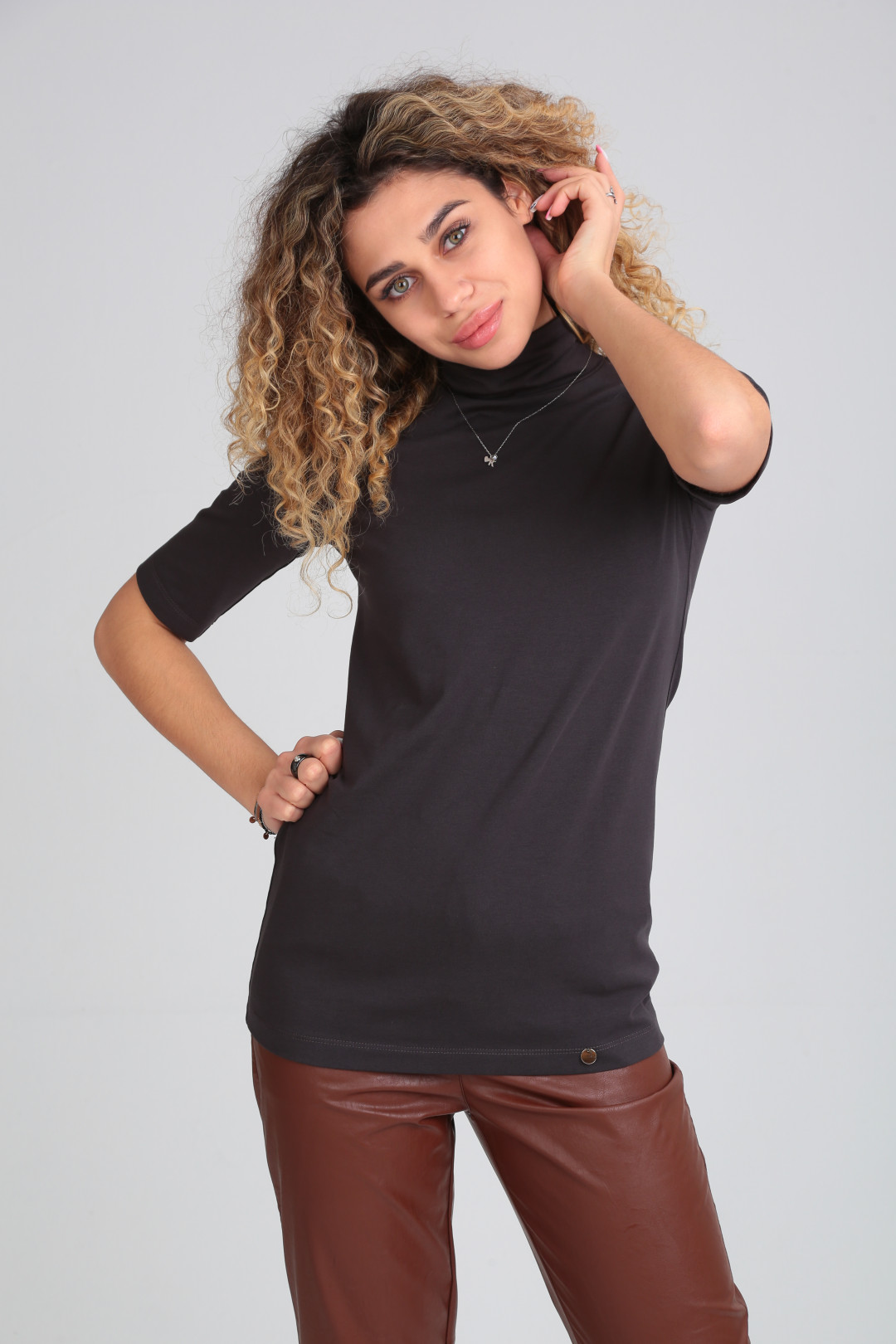 Джемпер MIA BLISS 8062 антрацит - фото 5