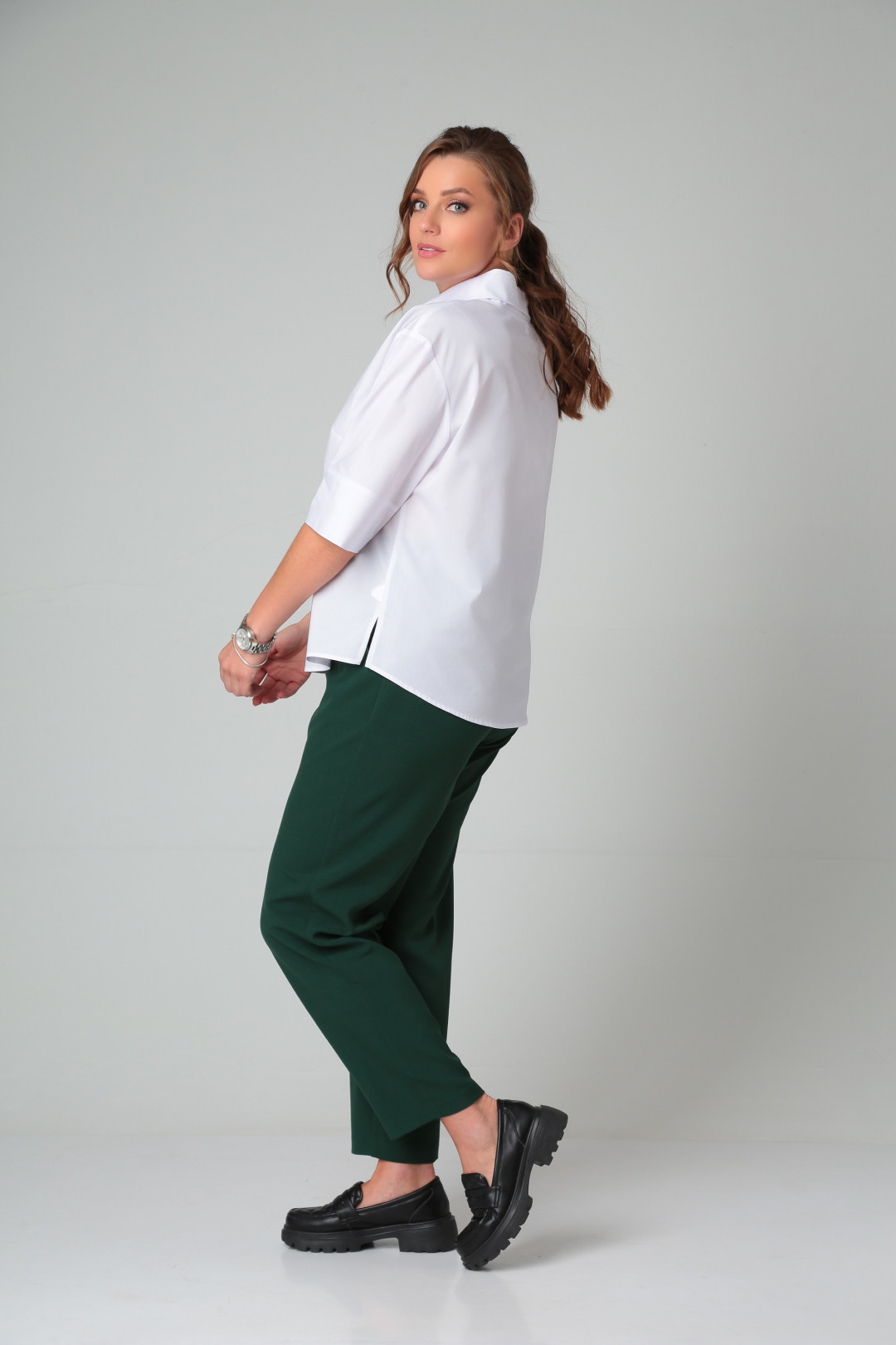 Блузка CRIS BLISS 8141 белый - фото 6