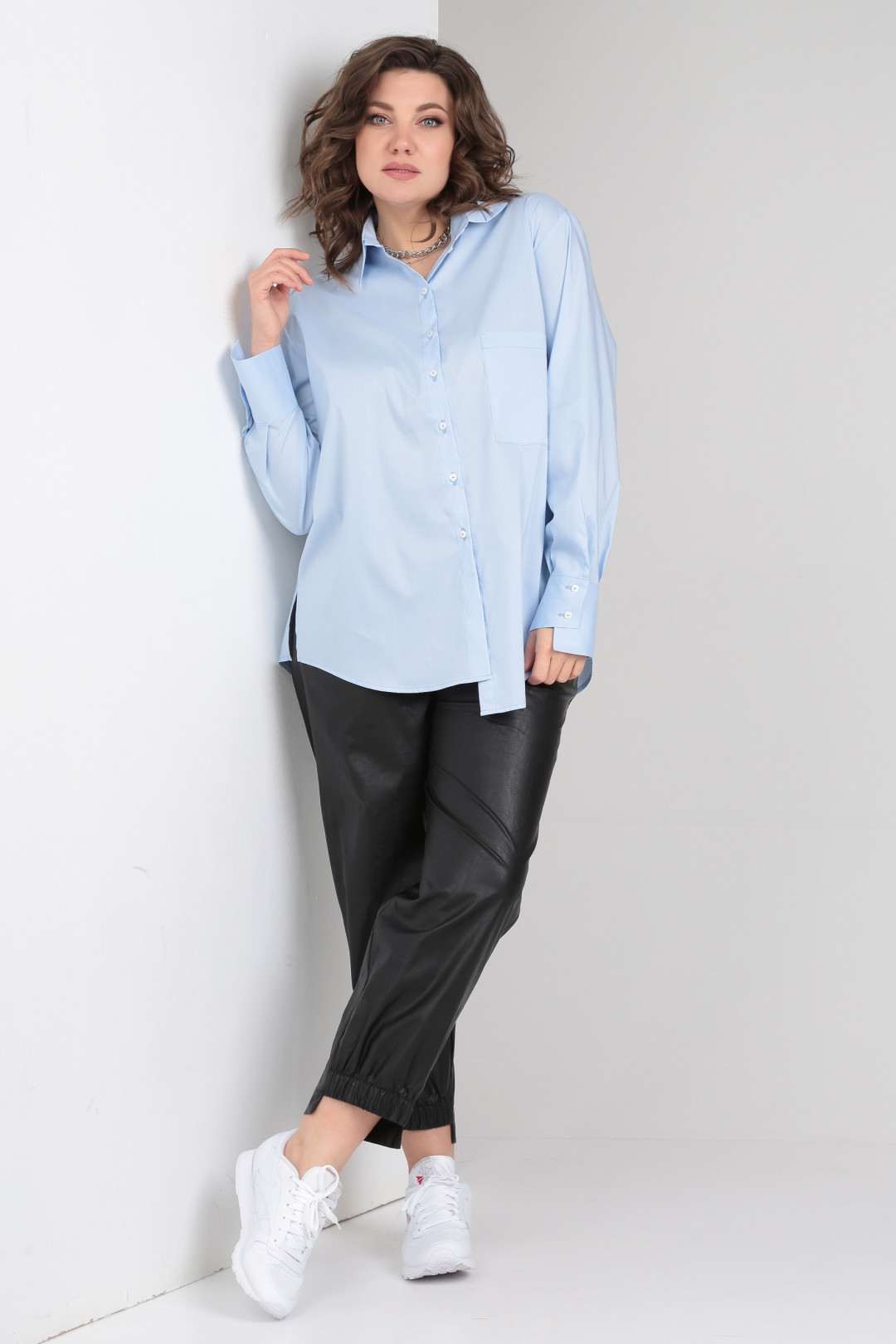 Блузка BLISS 8310 голубой - фото 5