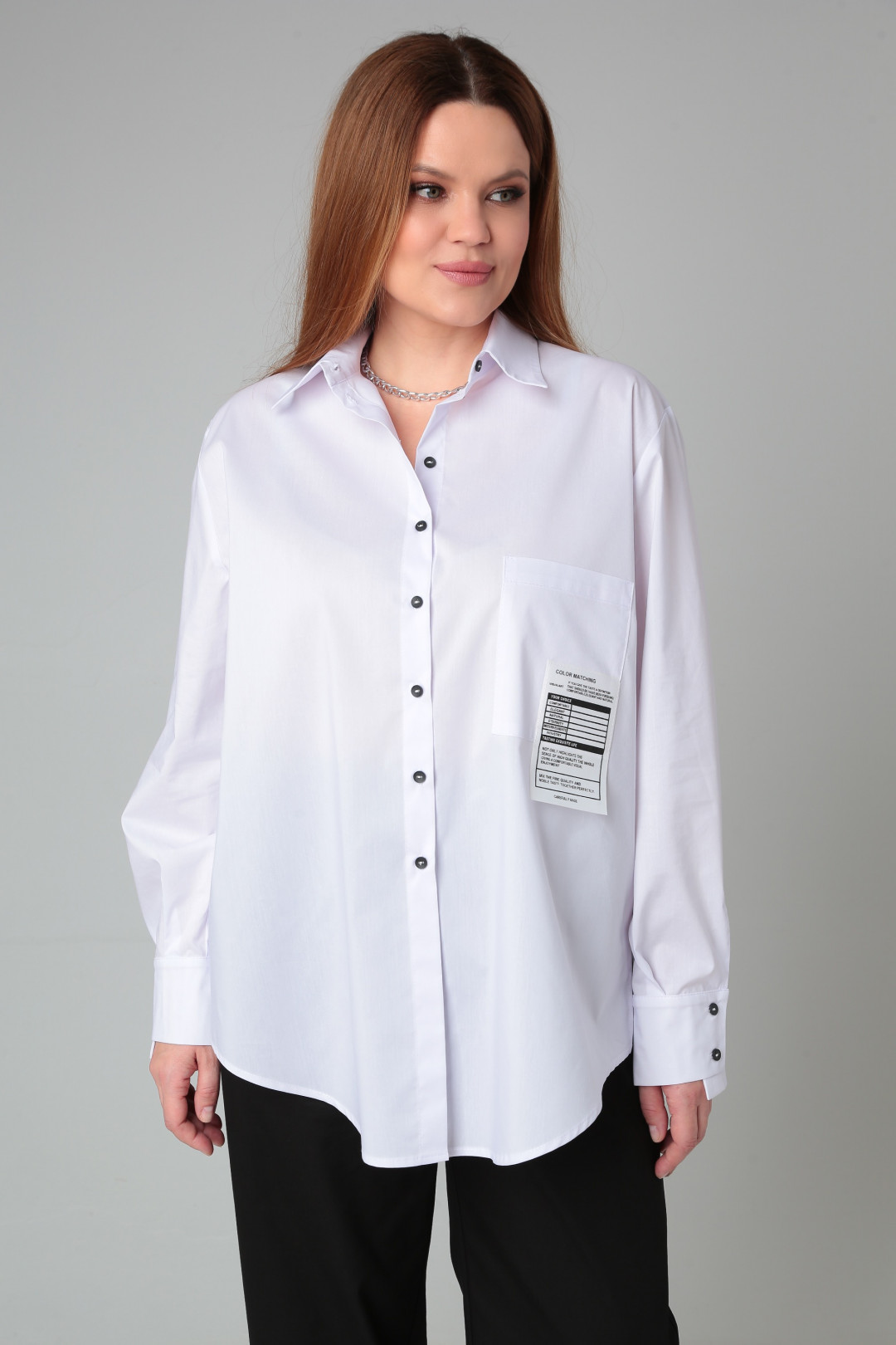 Рубашка COFI BLISS 8518 белый - фото 5