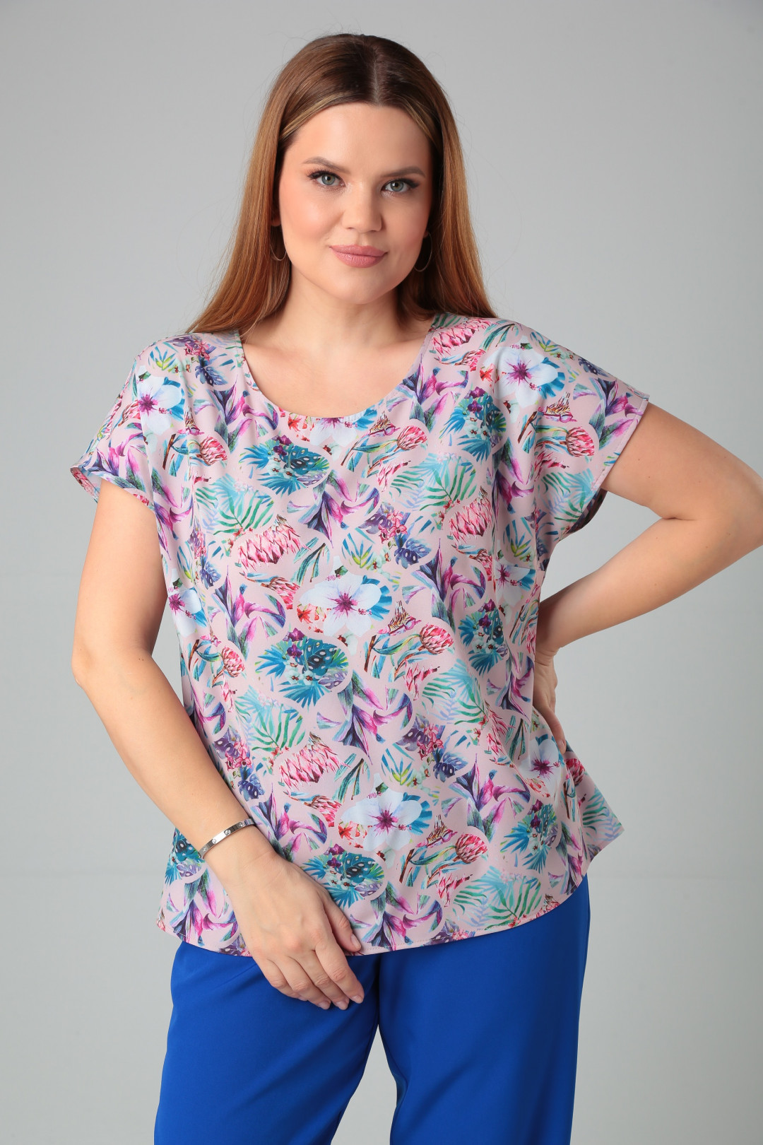 Блузка CAMILE BLISS 8700 розовый - фото 1