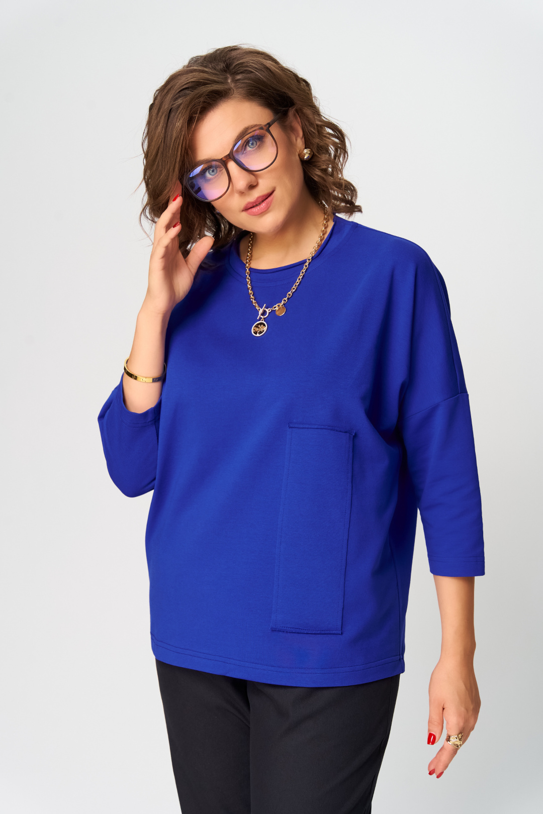 Джемпер BLISS 9312 электрик - фото 1