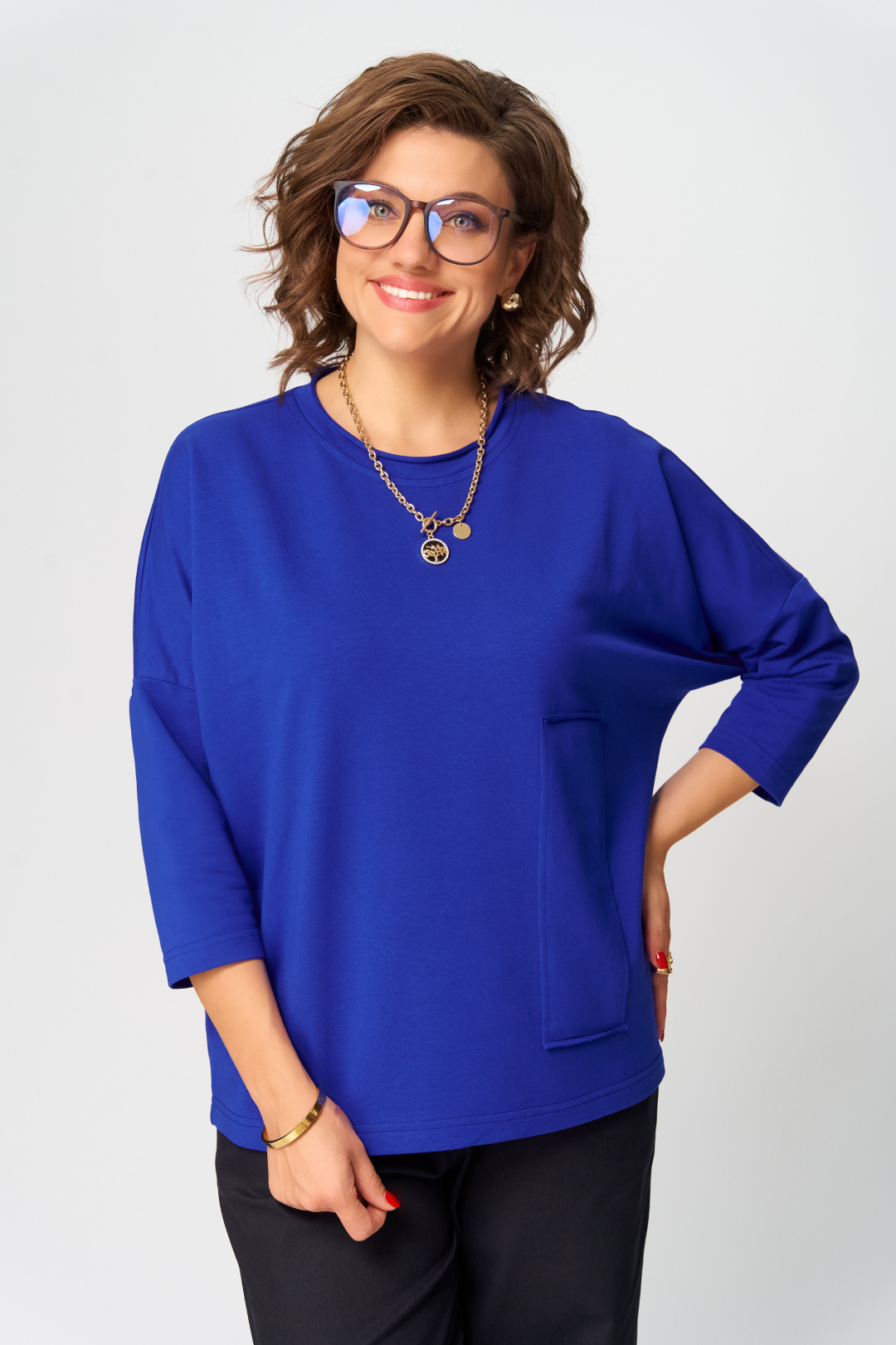 Джемпер BLISS 9312 электрик - фото 2