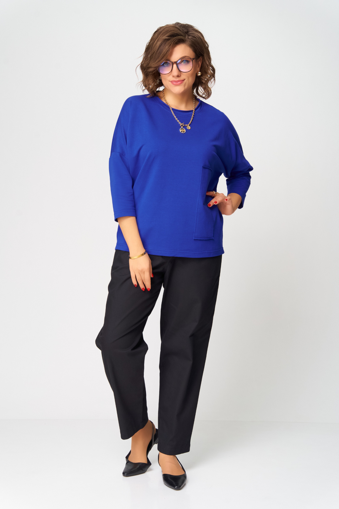 Джемпер BLISS 9312 электрик - фото 3