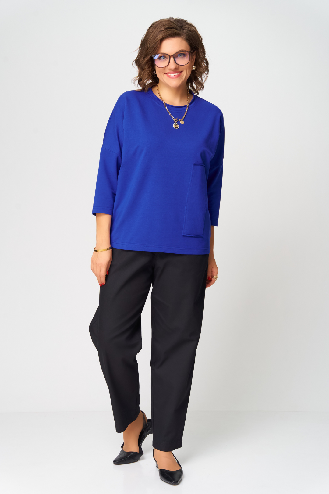 Джемпер BLISS 9312 электрик - фото 4