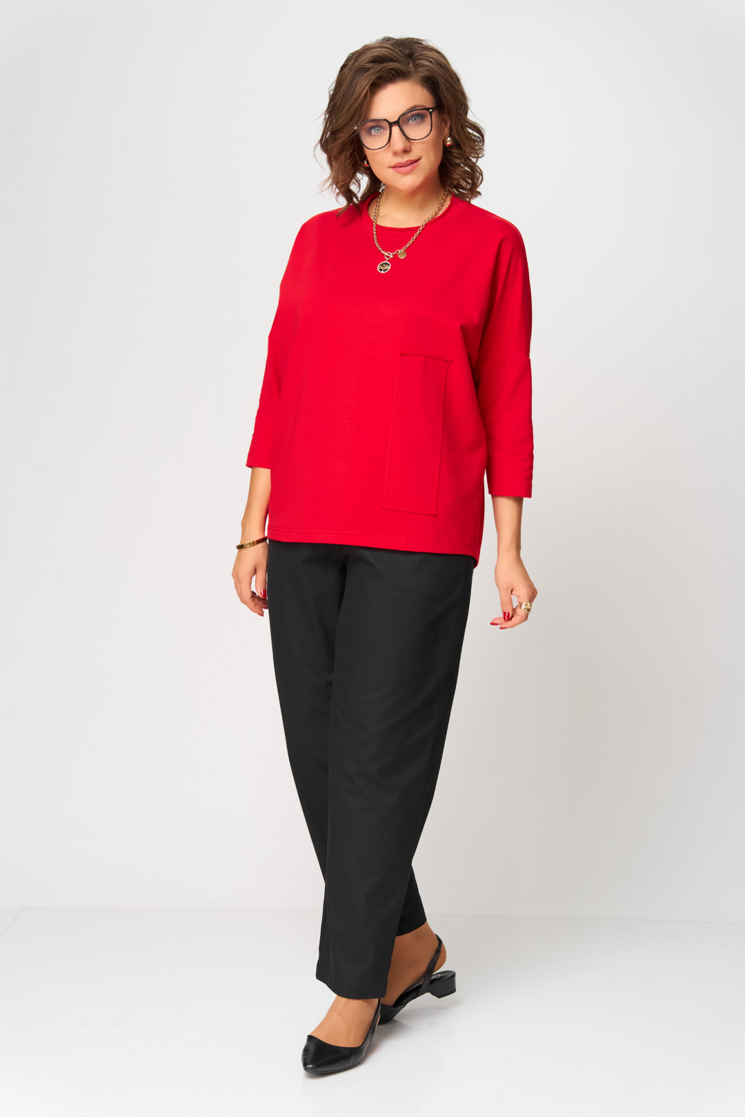 Джемпер BLISS 9312 красный - фото 4