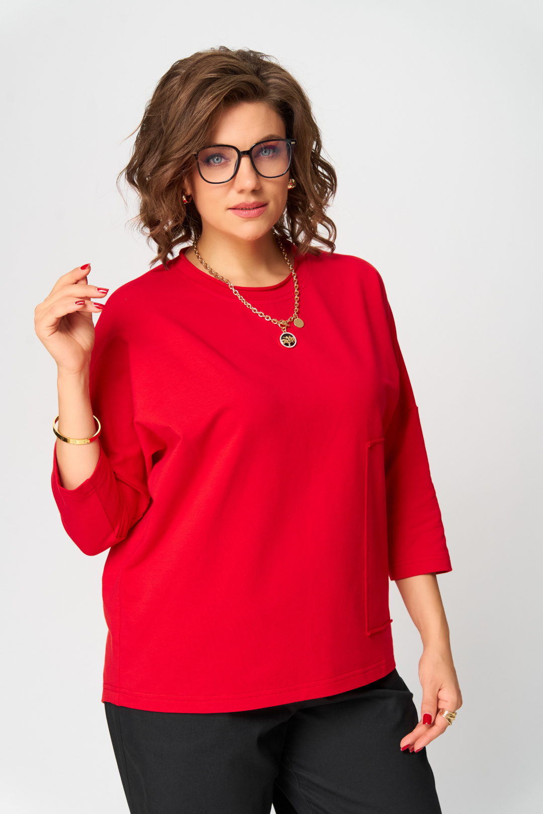 Джемпер BLISS 9312 красный - фото 5