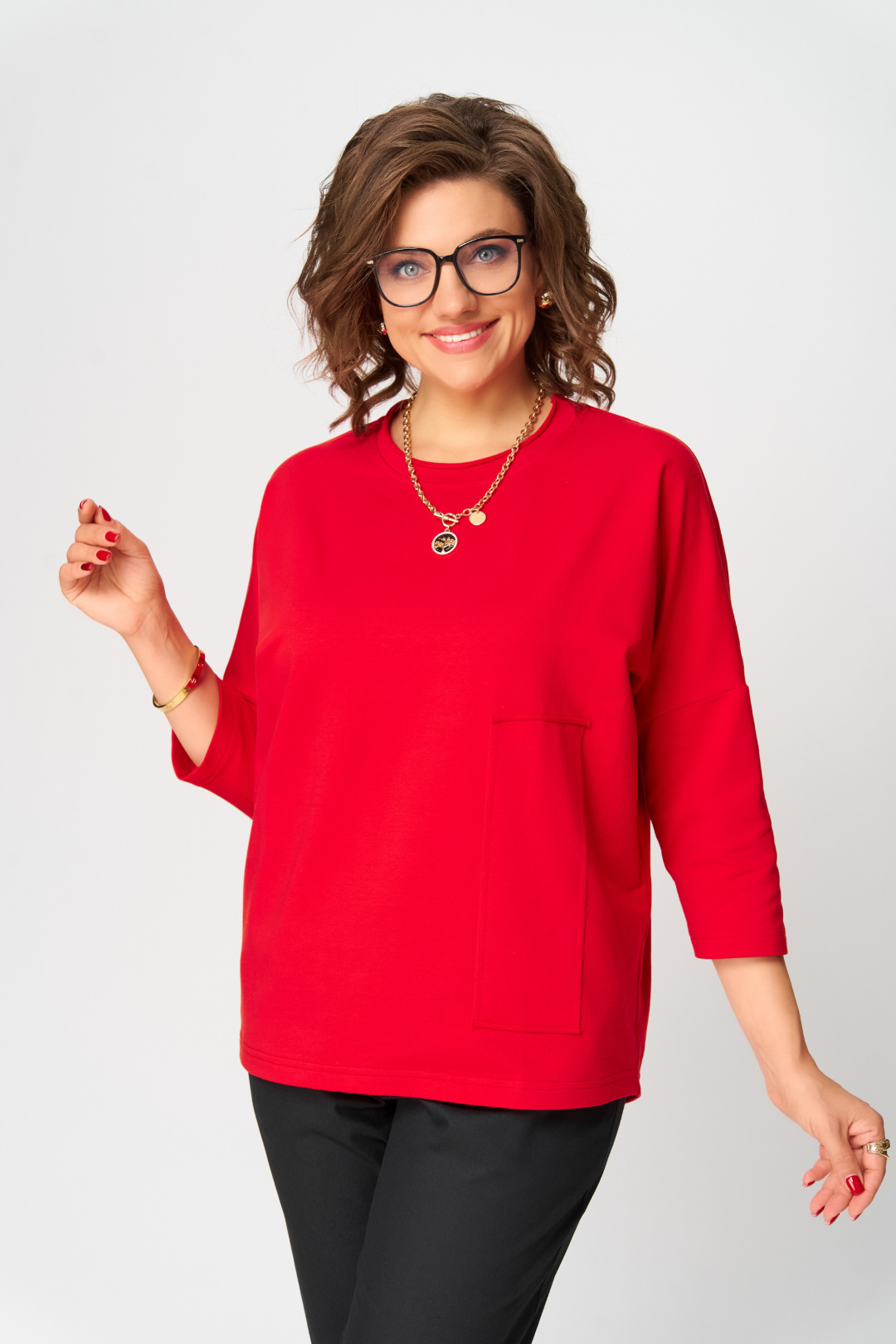 Джемпер BLISS 9312 красный - фото 1